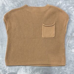 Women's Tan Knit Top